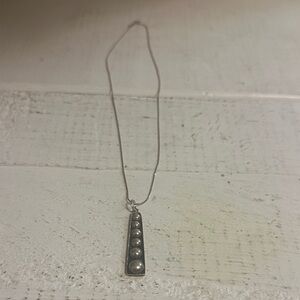 Elegant Sterling Silver 925 18 inch Pendant Necklace